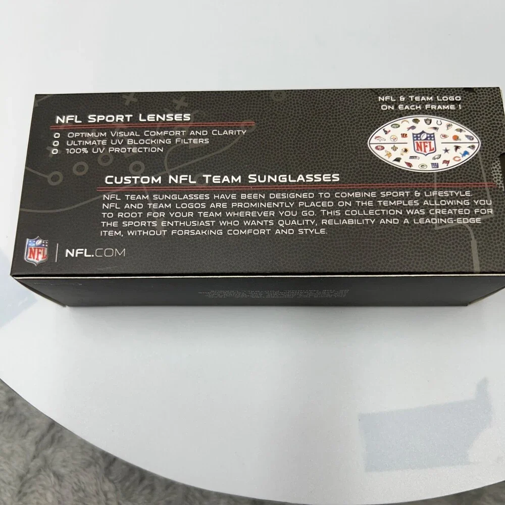 New Orleans Saints Sunglasses Polarized Impact Black with Bag NFL Official Merch